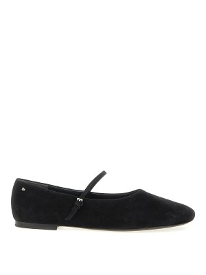 LANVIN/ブラック フラットシューズ ランバン オン ブルー LANVIN en Bleu メリージェーンバレエ