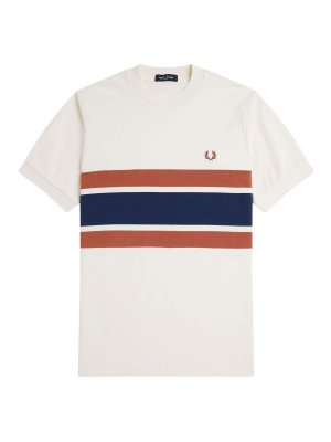 FRED PERRY: T-shirts - T-Shirt - Beige Clair