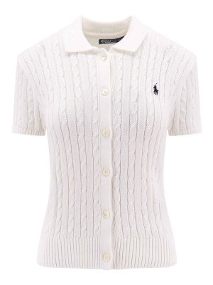 POLO RALPH LAUREN: Cardigans - Cardigan - Blanc