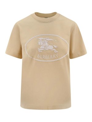 BURBERRY: t-shirts - Frankie organic cotton t-shirt