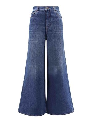 デニム・ジーパン SELF PORTRAIT 'Light Blue Diamante Bow' jeans Self Portrait Light Blue Diamante Bow Jeans - Blue | PF25832PBL