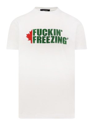 DSQUARED2: T-shirts - T-Shirt - Weiß