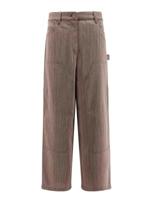 パンツ BRUNELLO CUCINELLI Monile cotton pants (MP126P8703 C4222) Brunello cucinelli Monile cotton pants available on julian