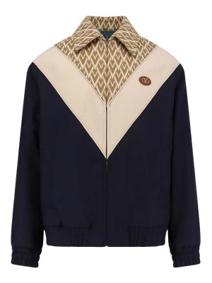 VALENTINO: casual jackets - Wool and cotton jacket Toute la V