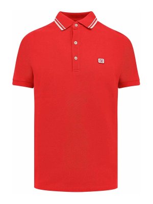 VALENTINO: polo shirts - Cotton pole with Vlogo