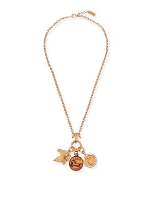 CHLOE': Necklaces & Chokers - Brass necklace with charms