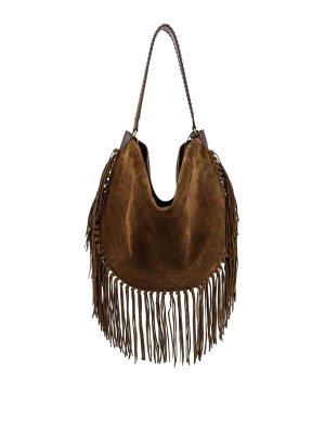 ISABEL MARANT: borse a tracolla - Borsa A Spalla Oskan In Suede