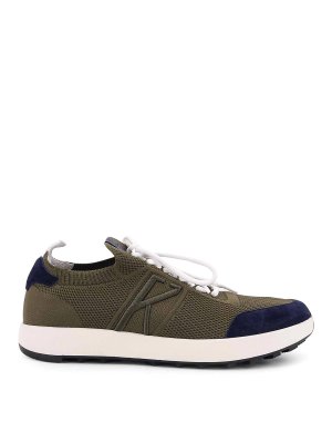 KITON: Chaussures de sport - Baskets - Vert