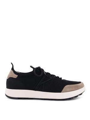 KITON: Chaussures de sport - Baskets - Noir