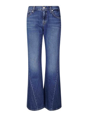 7 FOR ALL MANKIND: bootcut jeans - Spencer Flare Mesa With Twisted Seam