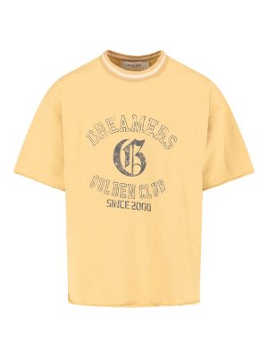 GOLDEN GOOSE: T-shirts - T-Shirt - Jaune