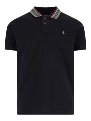 VIVIENNE WESTWOOD: Poloshirts - Poloshirt - Schwarz