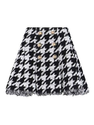 Balmain: Minifaldas - Minifalda - Negro