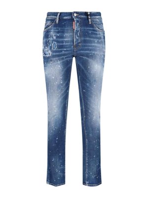 DSQUARED2: Bootcut - Bootcut Jeans - Blau