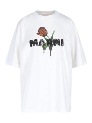 Marni: t-shirts - T-Shirt Logo