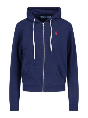 POLO RALPH LAUREN: Sweatshirts & Sweaters - Logo zip sweatshirt