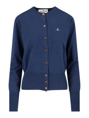 VIVIENNE WESTWOOD: Cardigans - Cardigan - Blau
