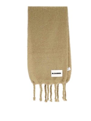JIL SANDER: scarves - Scarf in mohair and wool