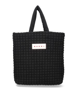Marni: Bolsos Shopping - Bolso Shopping - Negro