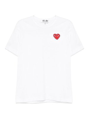 COMME DES GARCONS: T-shirts - T-Shirt - Weiß
