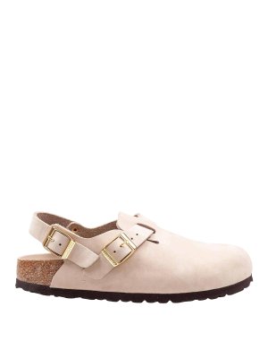 BIRKENSTOCK: sabot - Sabot Tokio In Pelle Colore Sabbia
