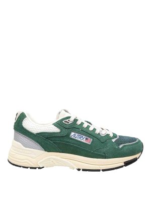 AUTRY: trainers - Sneakers  Hyperway in suede and green