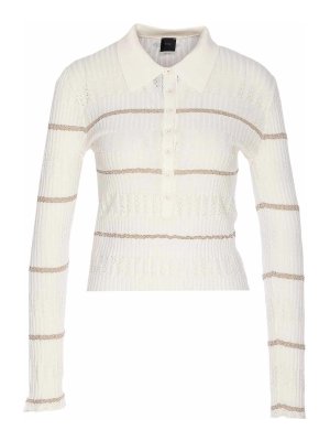 Pinko: polo shirts - White Jannu Polo