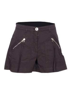DIESEL テシロテニムショツ DEJIROA190600DBEC 01 Women's Shorts in worn-effect denim | Blue | Diesel