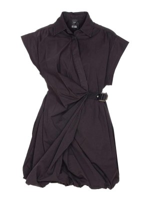 Pinko: knee length dresses - Black Gene Dress