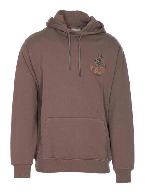 Off-White Scan Arr Hoodie - Brown - Men | OMBB118S24FLE0022809