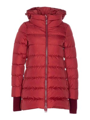 ジャケット ELISABETTA FRANCHI Woman Jacket Red PI70D CG3 Elisabetta Franchi Red Down Jacket Women PI70D46E2 CG3 – Stilato