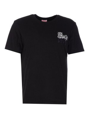 Tシャツ・カットソー Valentino T-Shirt Le Chat De La Maison In Cotone Cotton T-shirt With Le Chat De La Maison Print for Man in
