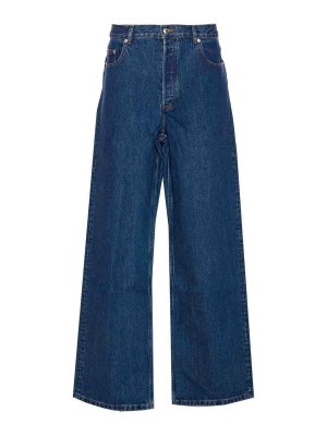 A.P.C.: bootcut jeans - Aaron Jeans