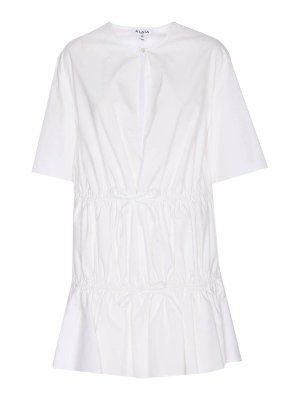 ワンピース Jil Sander White Cotton Chemisier Dress Cotton Poplin Shirt Dress Woman | Jil Sander Official Online