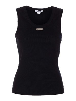 ALEXANDER MCQUEEN: Tops & Tank tops - Mcqueen Black Logo Top