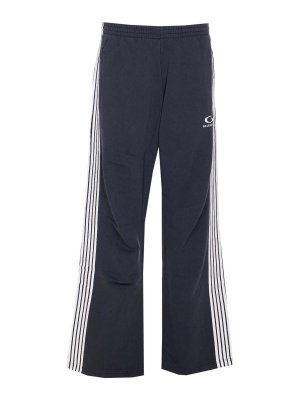 BALENCIAGA: Pantalones deportivos - Pantalones Deportivos - Azul
