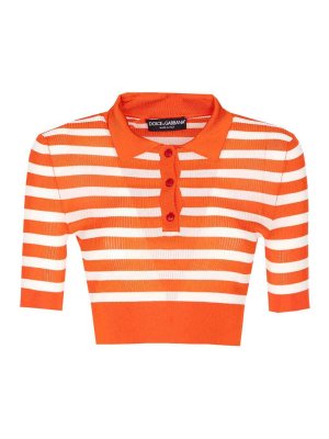 DOLCE & GABBANA: polo shirts - Striped Polo