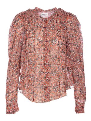 Isabel Marant Etoile: shirts - Rust Neoline Shirt