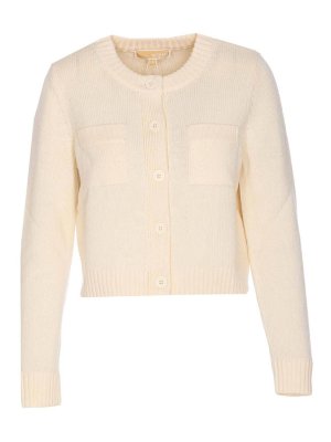 Michael Michael Kors: Cardigans - Cardigan - Blanc