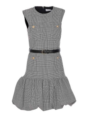 Self Portrait: short dresses - Black And White Mini Dress