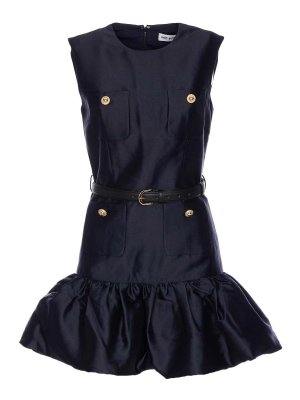 Self Portrait: Kurze Kleider - Kurzes Kleid - Blau