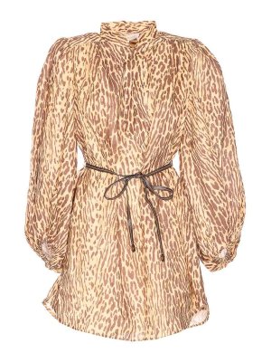 ZIMMERMANN: Robe longueur genou - Robe Au Genou - Marron