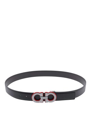 FERRAGAMO: Ceintures - Ceinture - Noir