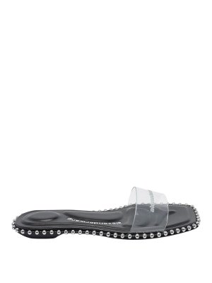 ALEXANDER WANG: sandals - Nia Ballchain Flat Sandals
