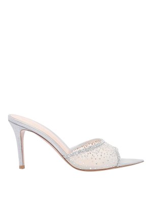 Gianvito Rossi: sandals - Pink Rania Pump Sandals