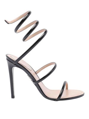 RENE CAOVILLA: court shoes - Rene Caovilla Silver Cleo Pump Sandals
