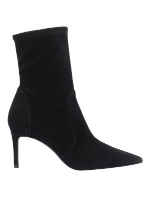 Stuart Weitzman: ankle boots - Black Stuart Power Pump Booties