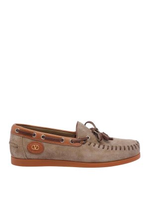 VALENTINO GARAVANI: Loafers & Slippers - Brown Palm Avenue Loafers