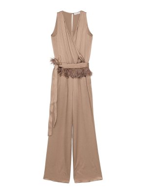 ワンピース Zimmermann Coco' One-Piece Jumpsuit In Beige Linen Zimmermann Coco One-Piece Jumpsuit In Beige Linen
