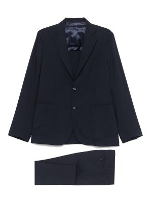 BARBA: formal suits - Easy Navy Blue Single Breasted Suit